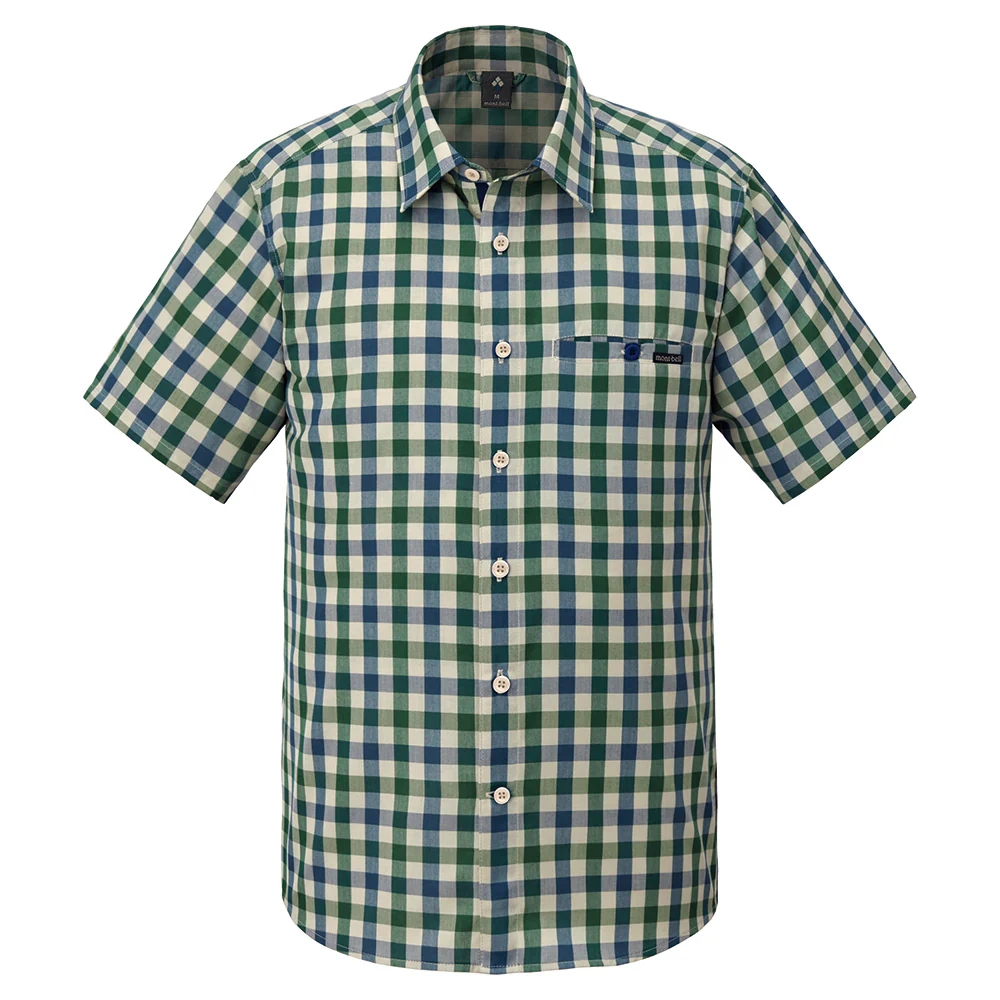 Montbell Wickron Light Single Pocket Short Sleeve Shirt Men's - Image 4