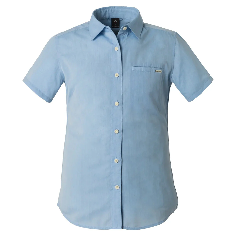 Montbell Wickron Light Single Pocket Short Sleeve Shirt Women's